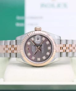 Suitable Replica Rolex Lady-datejust 179171 Caliber 2235 Automatic Movement 26mm Gold/steel Case Womens Watch