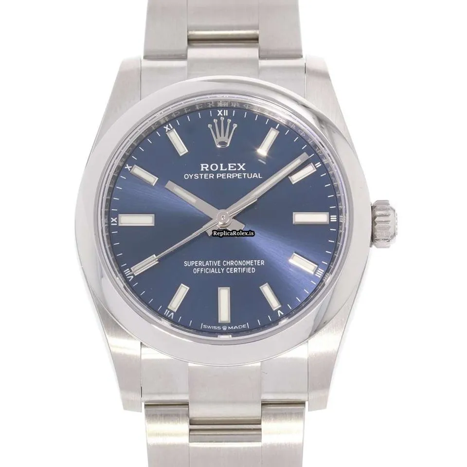 Remarkable Fake Rolex Oyster Perpetual 34 124200 Caliber 2232 Automatic Movement 34mm Steel Case Mens/unisex Watch