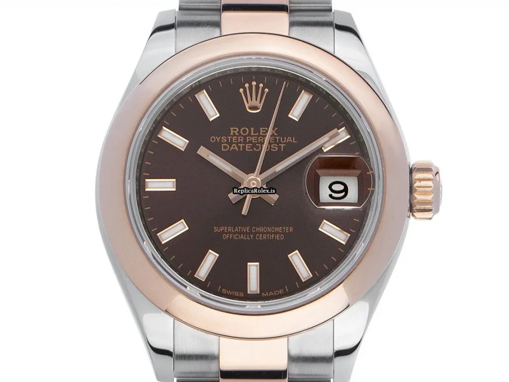 Neat Replica Rolex Lady-datejust 279161 Caliber 2236 Automatic Movement 28mm Gold/steel Case Mens/unisex Watch