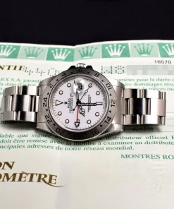 Well Made Replica Rolex Explorer II 16570 Automatic Movement Steel Case Mens/unisex Watch