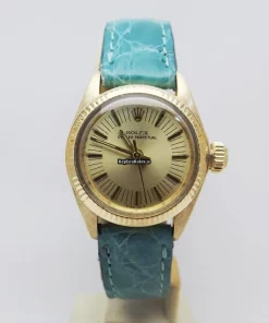 Fabulous Replica Rolex Oyster Perpetual 26 6719 Caliber 2030 Automatic Movement Yellow Gold Case Womens Watch