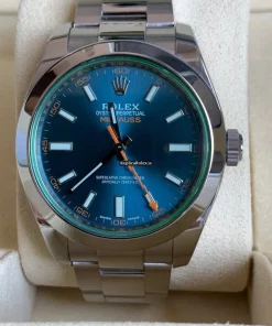 Lovely Replica Rolex Milgauss 116400gv Caliber 3131 Automatic Movement 40mm Steel Case Mens/unisex Watch