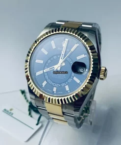 Ideal Replicas Rolex Sky-dweller 326933 Automatic Movement 42mm Yellow Gold Case Mens/unisex Watch