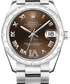 Offering Replica Rolex Lady-datejust 178344 Caliber 2235 Automatic Movement 31mm Steel Case Womens Watch
