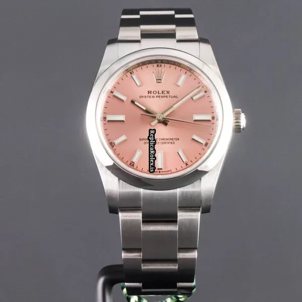 Fabulous Fakes Rolex Oyster Perpetual 34 124200 Caliber 2232 Automatic Movement 34mm Steel Case Mens/unisex Watch - Image 2