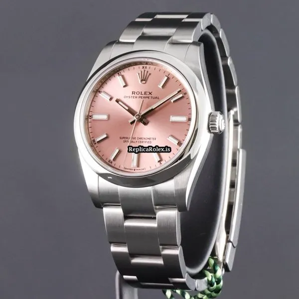 Fabulous Fakes Rolex Oyster Perpetual 34 124200 Caliber 2232 Automatic Movement 34mm Steel Case Mens/unisex Watch - Image 3