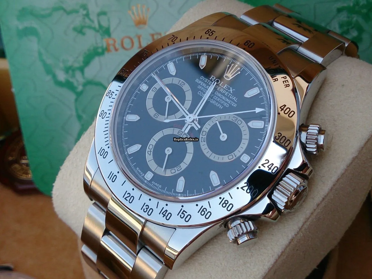 Fantastic Copy Rolex Daytona 116520 Automatic Movement Steel Case Watch