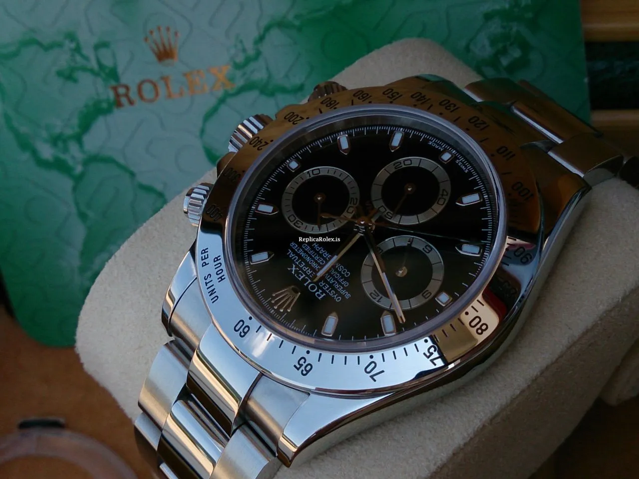 Fantastic Copy Rolex Daytona 116520 Automatic Movement Steel Case Watch - Image 5