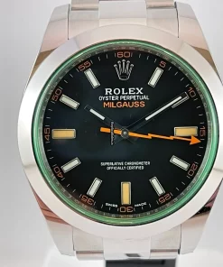 Reliable Copies Rolex Milgauss 116400gv Caliber 3131 Automatic Movement 40mm Steel Case Mens/unisex Watch