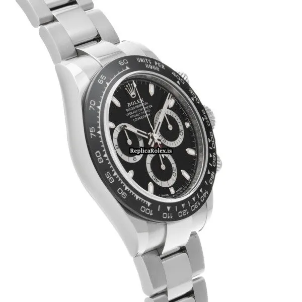 Great Copies Rolex Daytona 116500ln Caliber 4130 Automatic Movement 40mm Steel Case Watch - Image 3