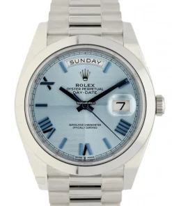 Fine Fake Rolex Day-date 40 228206 Caliber 3255 Automatic Movement 40mm Platinum Case Mens/unisex Watch