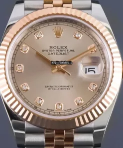 Appealing Copy Rolex Datejust II 126331 Caliber 3235 Automatic Movement 41mm Gold/steel Case Mens/unisex Watch