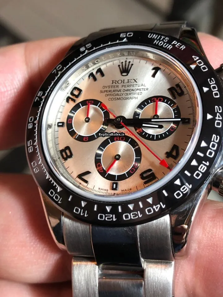 Beautiful Replica Rolex Daytona Serial Caliber 4130 Automatic Movement 40mm White Gold Case Mens/unisex Watch - Image 10