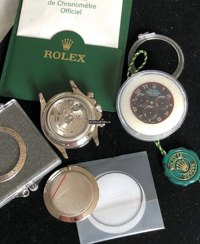 Beautiful Replica Rolex Daytona Serial Caliber 4130 Automatic Movement 40mm White Gold Case Mens/unisex Watch - Image 7