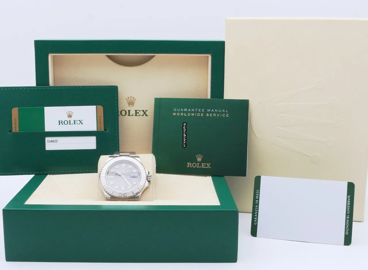 Amazing Fake Rolex Yacht-master 40 116622 Caliber 3135 Automatic Movement 40mm Steel Case Mens/unisex Watch - Image 2