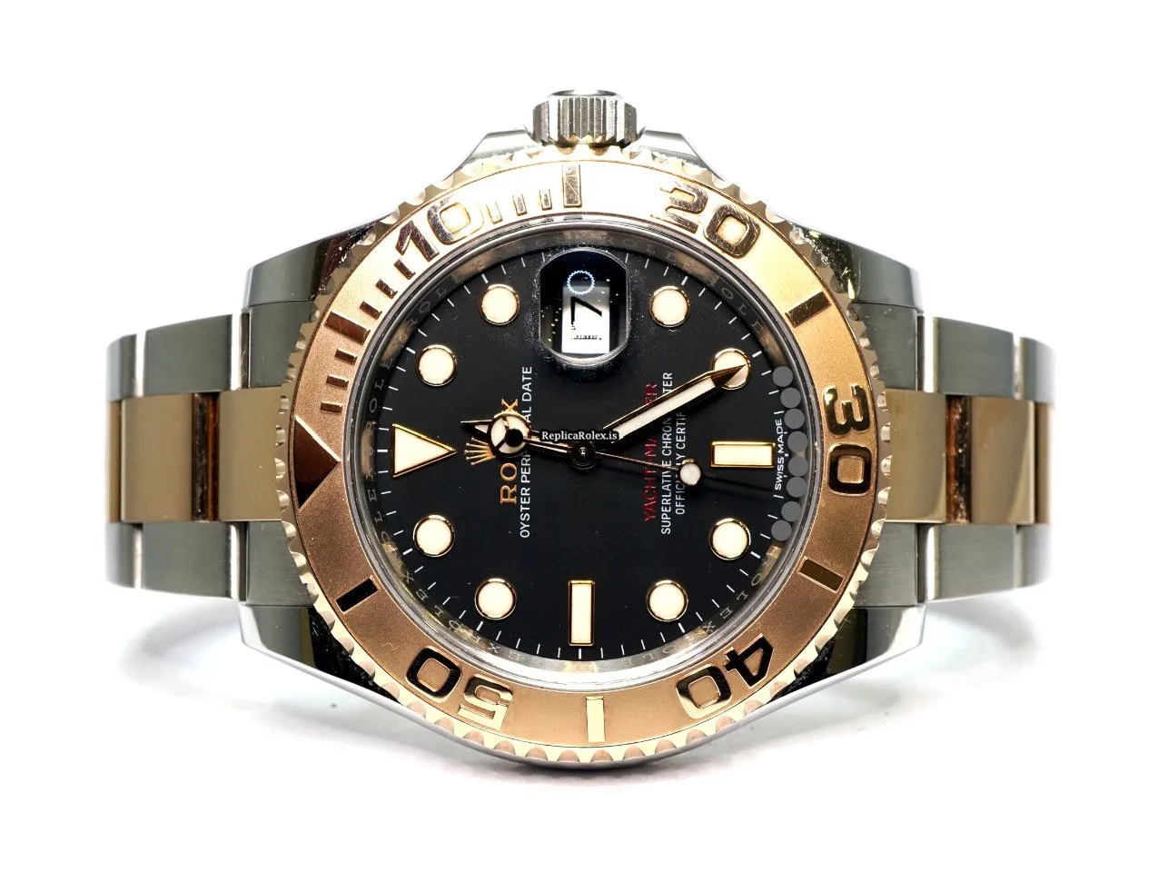 Amazing Replica Rolex Yacht-master 40 116621 Caliber 3135 Automatic Movement 40mm Gold/steel Case Mens/unisex Watch