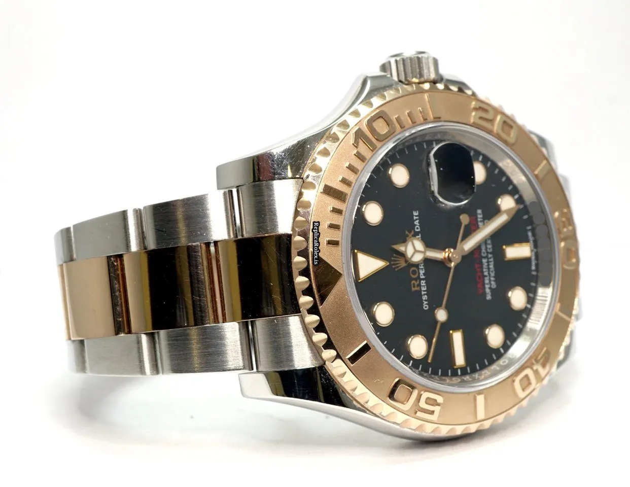 Amazing Replica Rolex Yacht-master 40 116621 Caliber 3135 Automatic Movement 40mm Gold/steel Case Mens/unisex Watch - Image 3