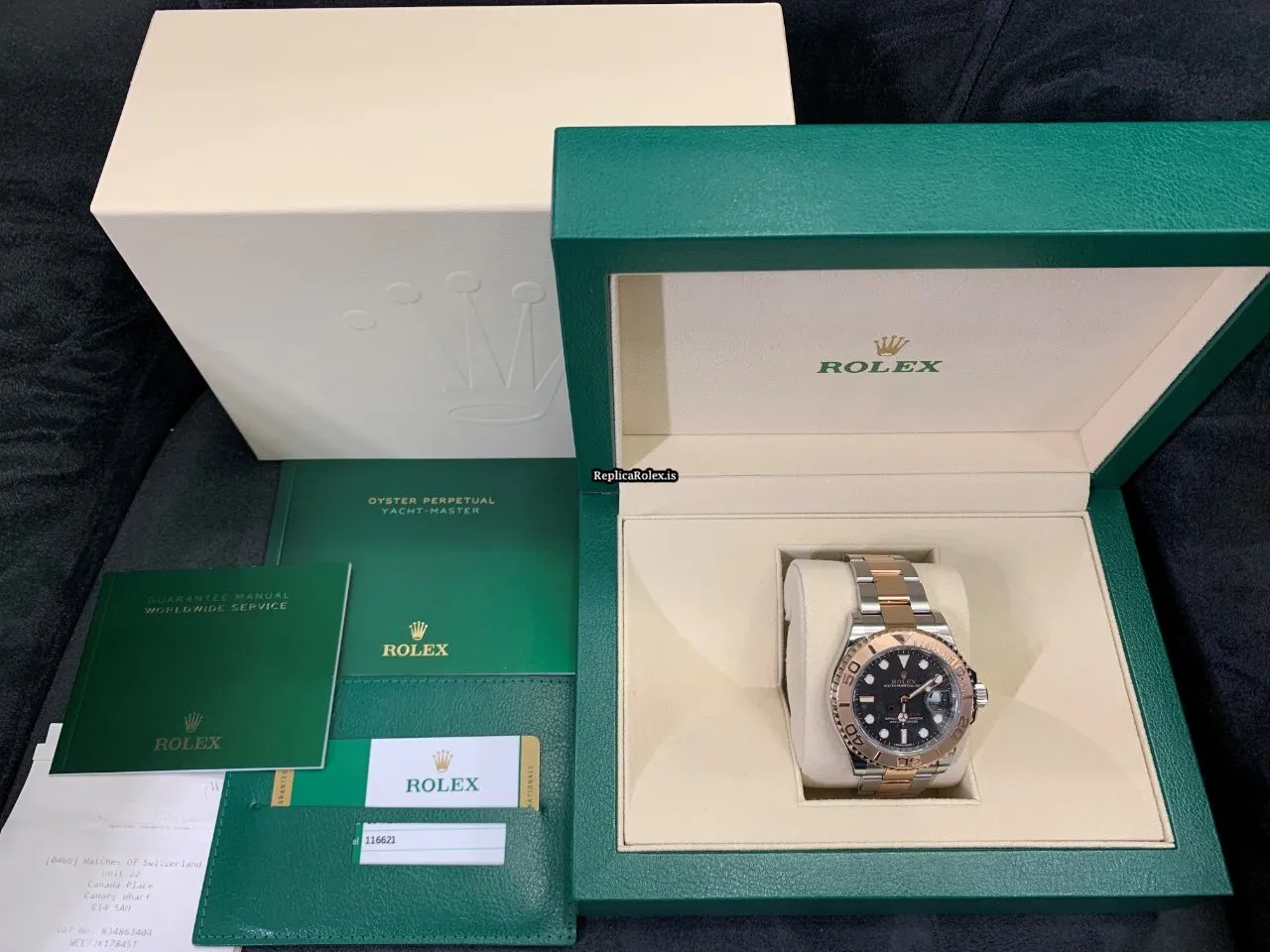 Amazing Replica Rolex Yacht-master 40 116621 Caliber 3135 Automatic Movement 40mm Gold/steel Case Mens/unisex Watch - Image 8