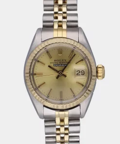 Reliable Replica Rolex Lady-datejust 69173 Caliber 2135 Automatic Movement 26mm Gold/steel Case Womens Watch
