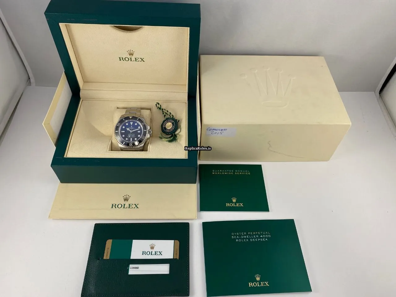 Wonderful Fake Rolex Sea-dweller Deepsea 116660 Caliber 3135 Automatic Movement 44mm Steel Case Mens/unisex Watch - Image 6
