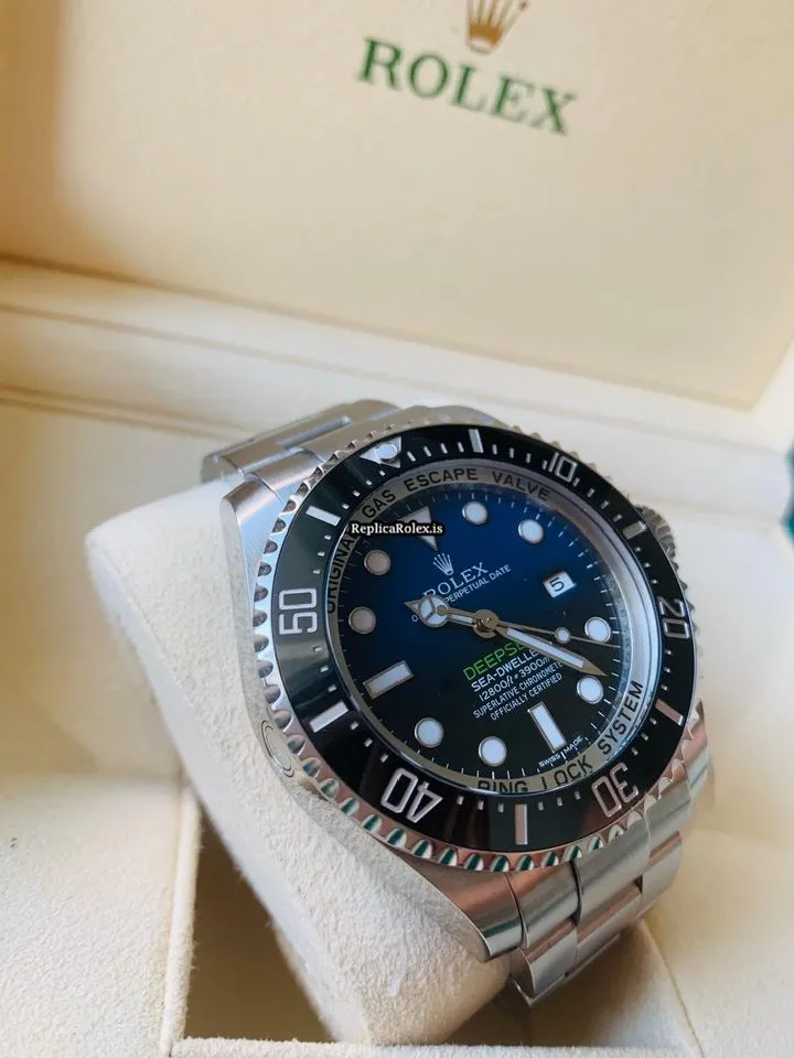 Wonderful Fake Rolex Sea-dweller Deepsea 116660 Caliber 3135 Automatic Movement 44mm Steel Case Mens/unisex Watch - Image 7