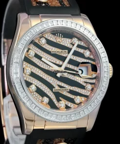 Fantastic Replica Rolex Datejust 116185 Automatic Movement 36mm Rose Gold Case Mens/unisex Watch