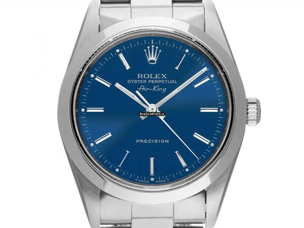 Aaa Knockoff Rolex Air King Precision 14000 Caliber 3000 Automatic Movement 34mm Steel Case Mens/unisex Watch