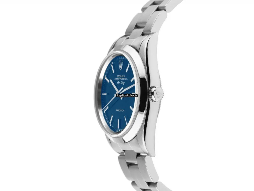 Aaa Knockoff Rolex Air King Precision 14000 Caliber 3000 Automatic Movement 34mm Steel Case Mens/unisex Watch - Image 2