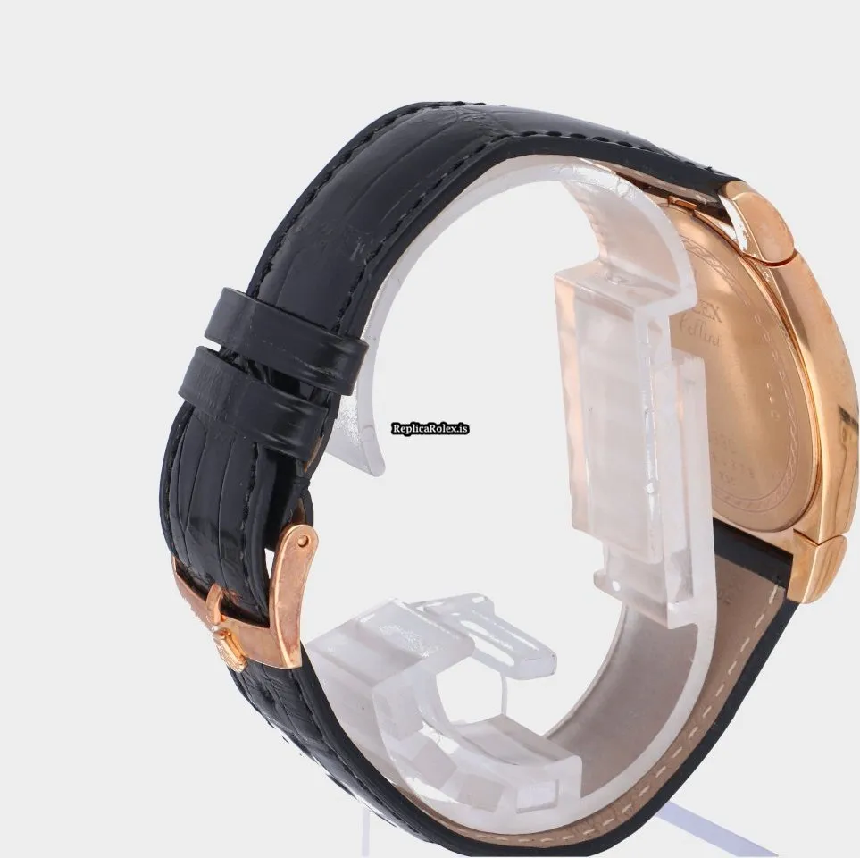 Ideal Copy Rolex Cellini 5330 Caliber 1602 Manual Winding Movement 36mm Rose Gold Case Mens/unisex Watch - Image 10