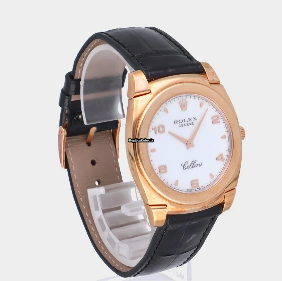 Ideal Copy Rolex Cellini 5330 Caliber 1602 Manual Winding Movement 36mm Rose Gold Case Mens/unisex Watch - Image 13