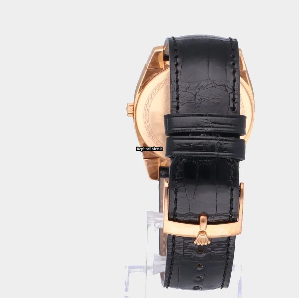 Ideal Copy Rolex Cellini 5330 Caliber 1602 Manual Winding Movement 36mm Rose Gold Case Mens/unisex Watch - Image 8