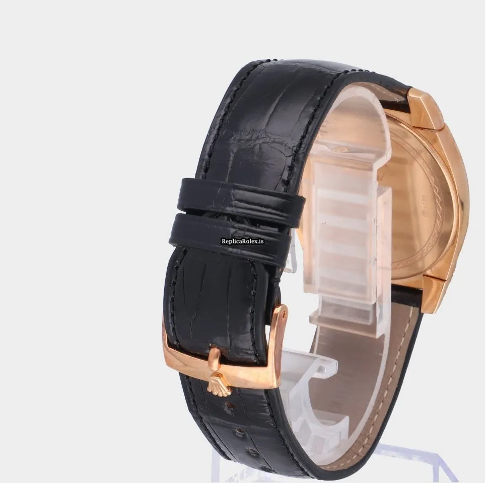Ideal Copy Rolex Cellini 5330 Caliber 1602 Manual Winding Movement 36mm Rose Gold Case Mens/unisex Watch - Image 9