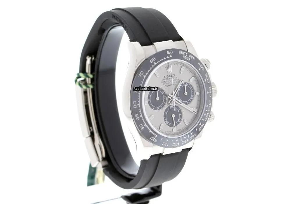 Trustworthy Replica Rolex Daytona 116519ln Caliber 4130 Automatic Movement 40mm White Gold Case Mens/unisex Watch - Image 2