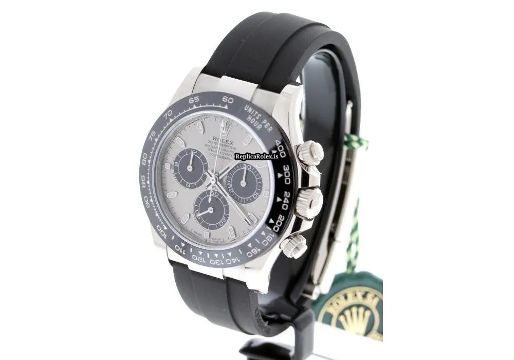 Trustworthy Replica Rolex Daytona 116519ln Caliber 4130 Automatic Movement 40mm White Gold Case Mens/unisex Watch - Image 3