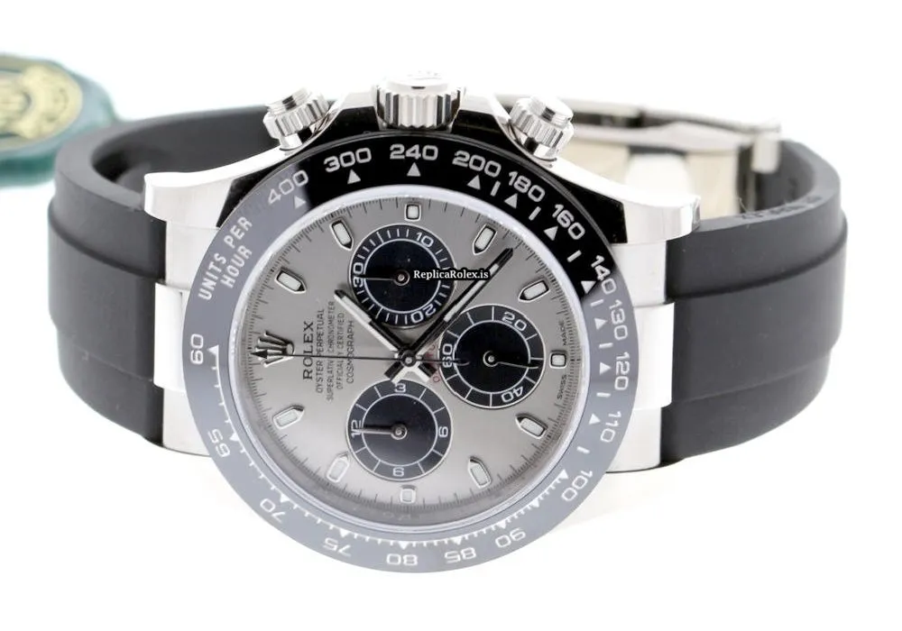 Trustworthy Replica Rolex Daytona 116519ln Caliber 4130 Automatic Movement 40mm White Gold Case Mens/unisex Watch - Image 6