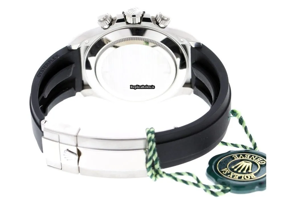 Trustworthy Replica Rolex Daytona 116519ln Caliber 4130 Automatic Movement 40mm White Gold Case Mens/unisex Watch - Image 7