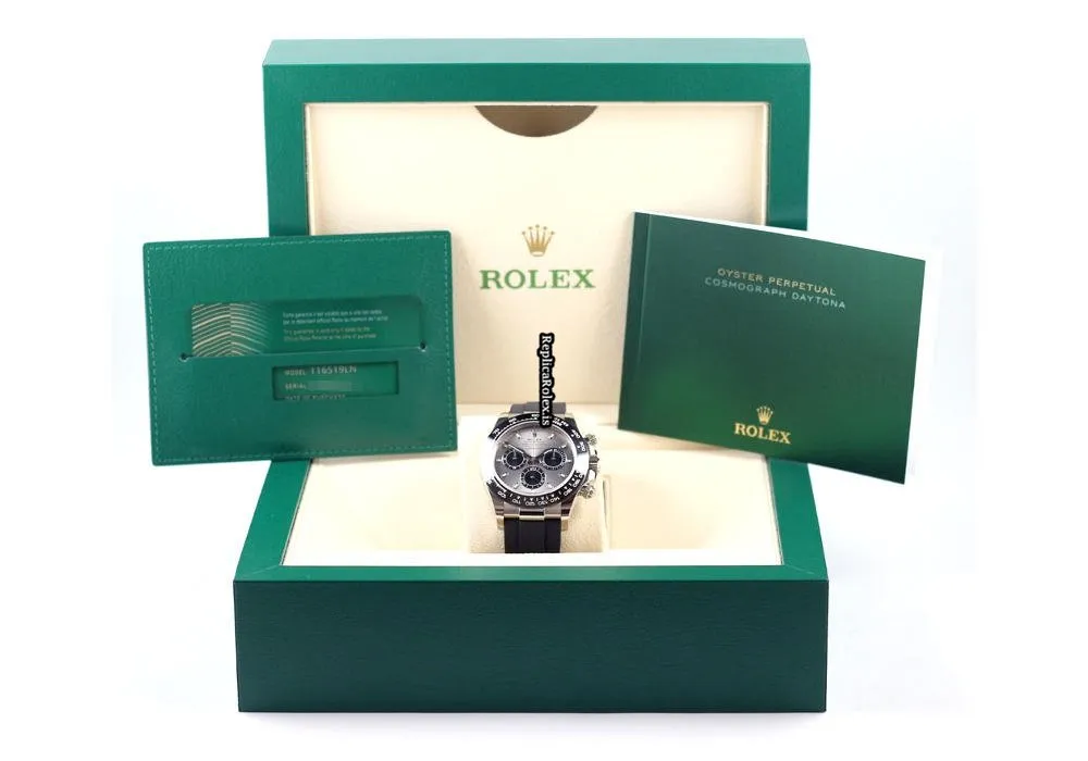 Trustworthy Replica Rolex Daytona 116519ln Caliber 4130 Automatic Movement 40mm White Gold Case Mens/unisex Watch - Image 8