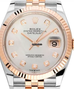 Pleasing Knockoff Rolex Datejust 126231 Caliber 3235 Automatic Movement 36mm Gold/steel Case Mens/unisex Watch