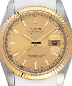 Affordable Copy Rolex Datejust 116233 Caliber 3135 Automatic Movement 36mm Gold/steel Case Mens/unisex Watch