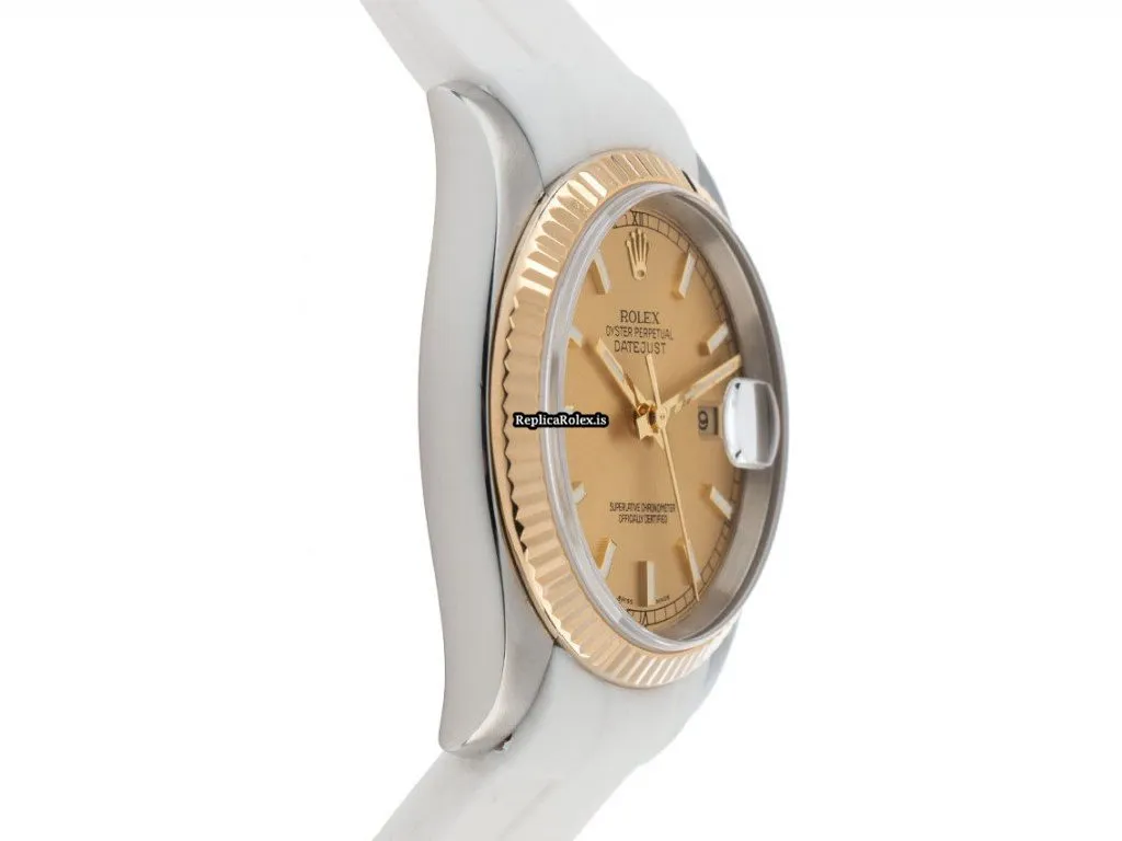 Affordable Copy Rolex Datejust 116233 Caliber 3135 Automatic Movement 36mm Gold/steel Case Mens/unisex Watch - Image 3