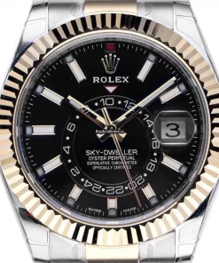 Superb Clone Rolex Sky-dweller 326933 Caliber 9001 Automatic Movement 42mm Steel Case Mens/unisex Watch