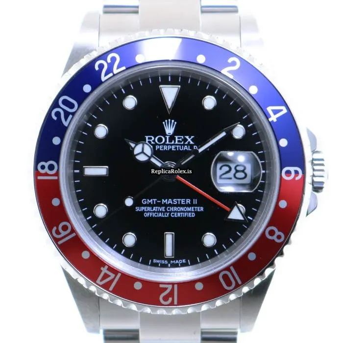 Top Fake Rolex Gmt-master II 16710 Automatic Movement 40mm Steel Case Mens/unisex Watch - Image 2