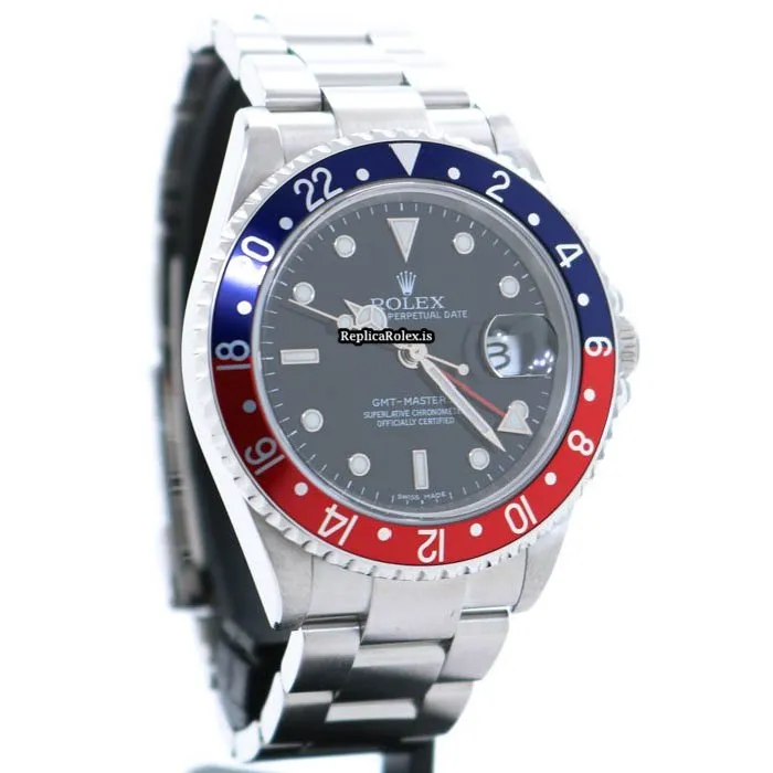 Top Fake Rolex Gmt-master II 16710 Automatic Movement 40mm Steel Case Mens/unisex Watch - Image 8