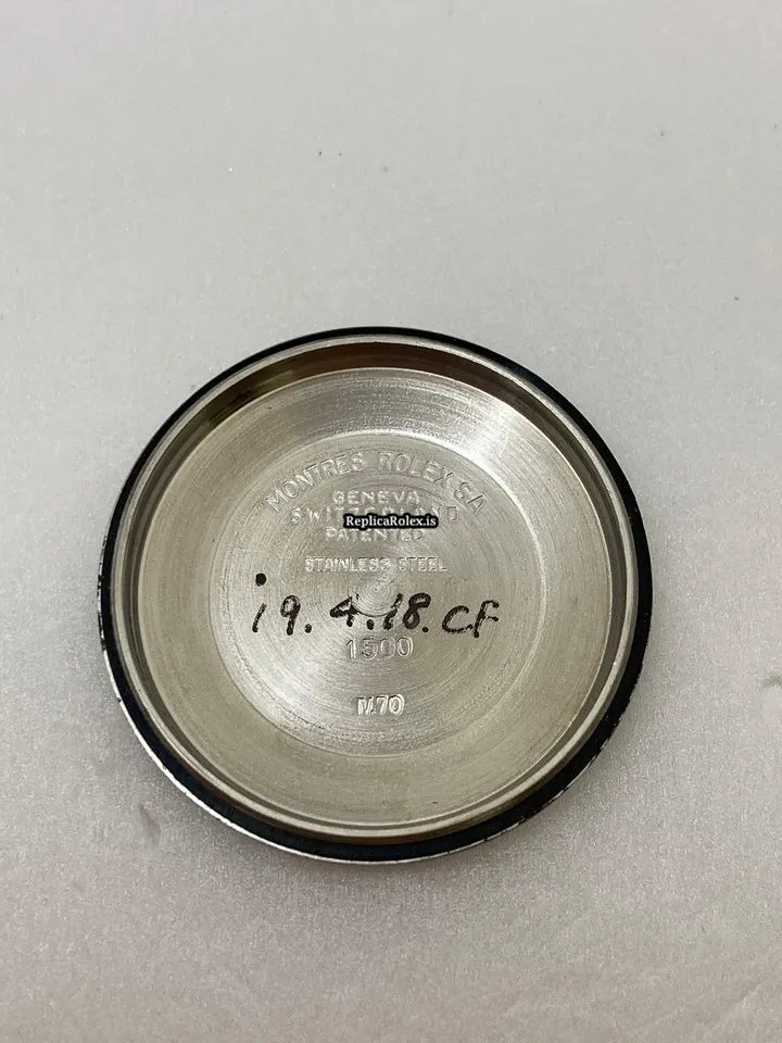 Great Fake Rolex Oyster Perpetual Date 1500 Caliber 1570 Automatic Movement 34mm Steel Case Mens/unisex Watch - Image 15