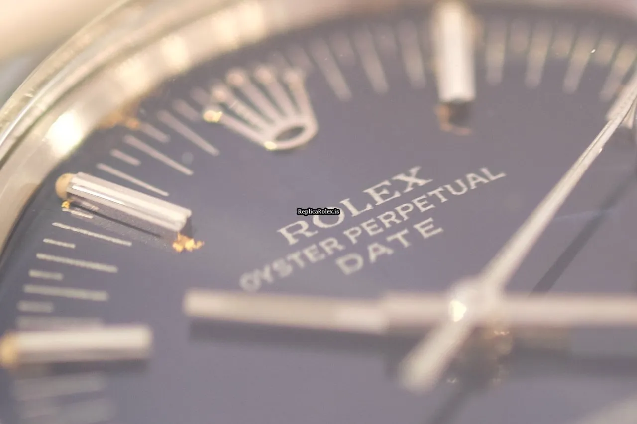 Great Fake Rolex Oyster Perpetual Date 1500 Caliber 1570 Automatic Movement 34mm Steel Case Mens/unisex Watch - Image 3