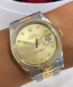 Great Replica Rolex Datejust 16233 Caliber 3135 Automatic Movement 36mm Gold/steel Case Mens/unisex Watch