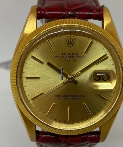 Amazing Replica Rolex Datejust 1507 Yellow Gold Case Watch