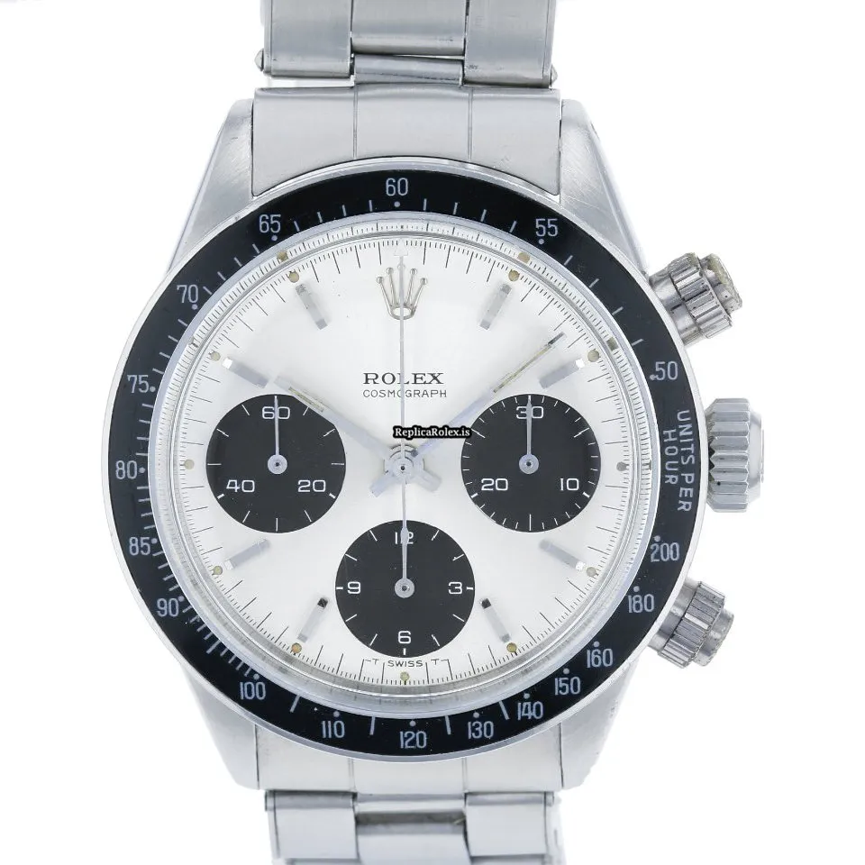 Incredible Fakes Rolex Daytona 6240 Manual Winding Movement 37mm Steel Case Mens/unisex Watch