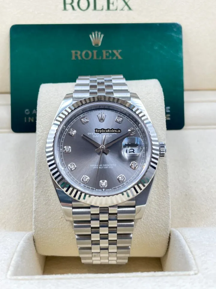 Perfect Replica Rolex Datejust 126334 Caliber 3235 Automatic Movement 41mm Steel Case Mens/unisex Watch - Image 2