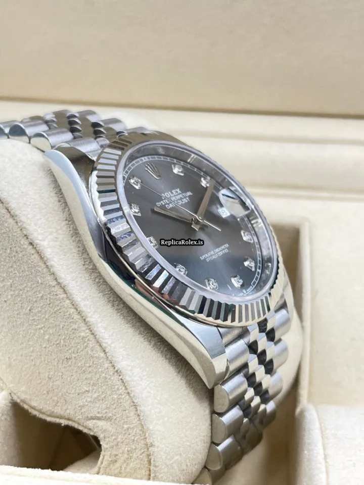 Perfect Replica Rolex Datejust 126334 Caliber 3235 Automatic Movement 41mm Steel Case Mens/unisex Watch - Image 3